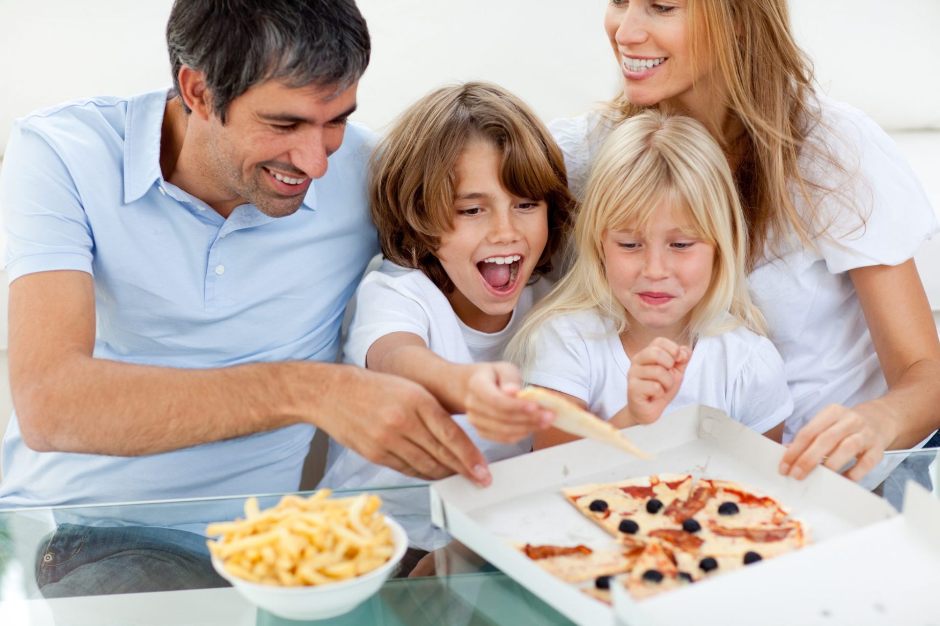 Children Eating Junk Food Children Eating Junk Food